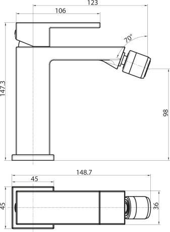  BelBagno Magna MAG-BD-CRM  