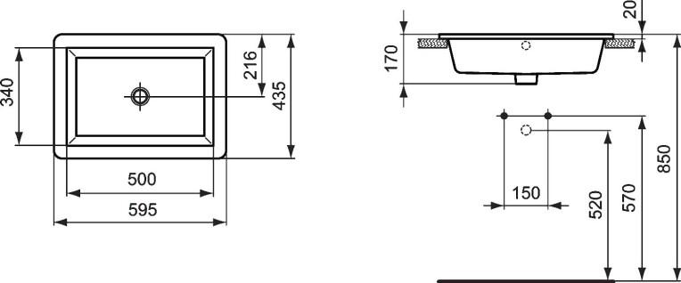  Ideal Standard Strada K078001 60 