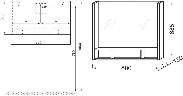    Jacob Delafon Terrace 80    ( EB1186-N23)