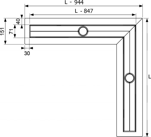   TECE TECEdrainline 6 109 00  9090 