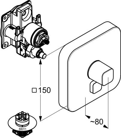  Kludi Push 386030538  