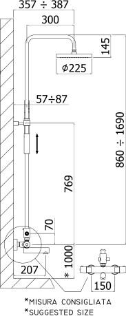   Paffoni Birillo ZCOL721LIQCR