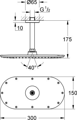   Grohe Rainshower Veris 300 26059000