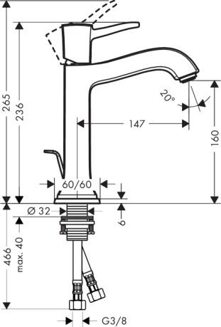  Hansgrohe Metropol Classic 31302000  