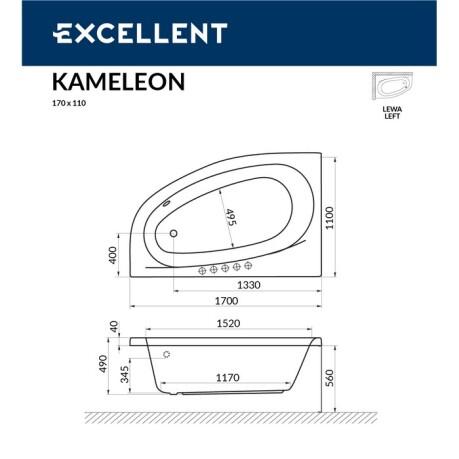  Excellent Kameleon 170x110 () "SMART" ()
