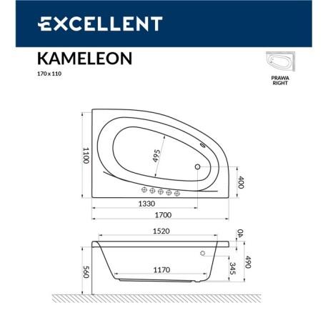  Excellent Kameleon 170x110 () "NANO" ()