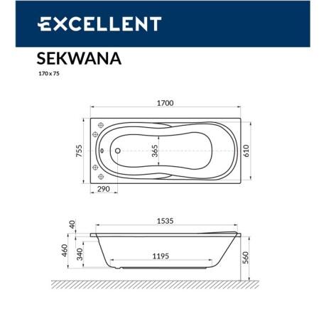  Excellent Sekwana 170x75 "SOFT" ()