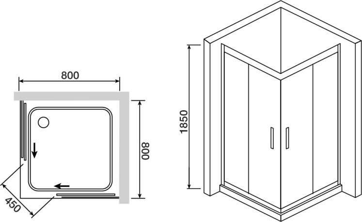   RGW Classic CL-32 80x80x185  