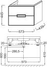    Jacob Delafon Reve 60 EB1134-G80 - , 2 