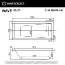  WHITECROSS Wave 120x70 