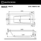  WHITECROSS Wave 160x70 
