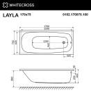  WHITECROSS Layla 170x75 