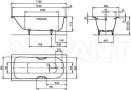   Kaldewei Advantage Saniform Plus Star 336 133600010001    